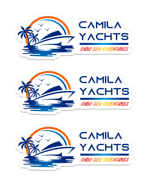 Camila Yachts Die Cut Stickers